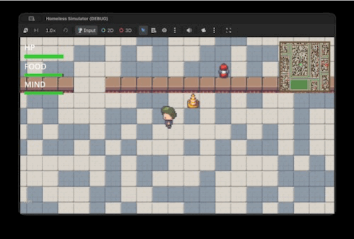 Homeless Simulator gameplay